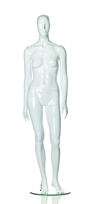 Abstrakte Damenfigur Hochglanz